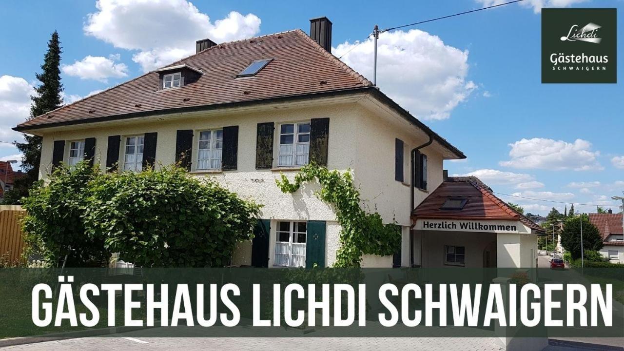 Gaestehaus Lichdi Schwaigern エクステリア 写真
